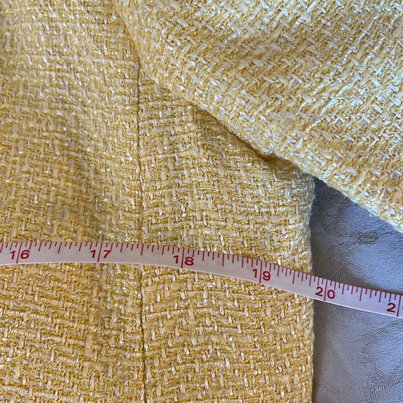 ESCADA 3 piece tweed jacket skirt & silk top 🥂 - Picture 11 of 16